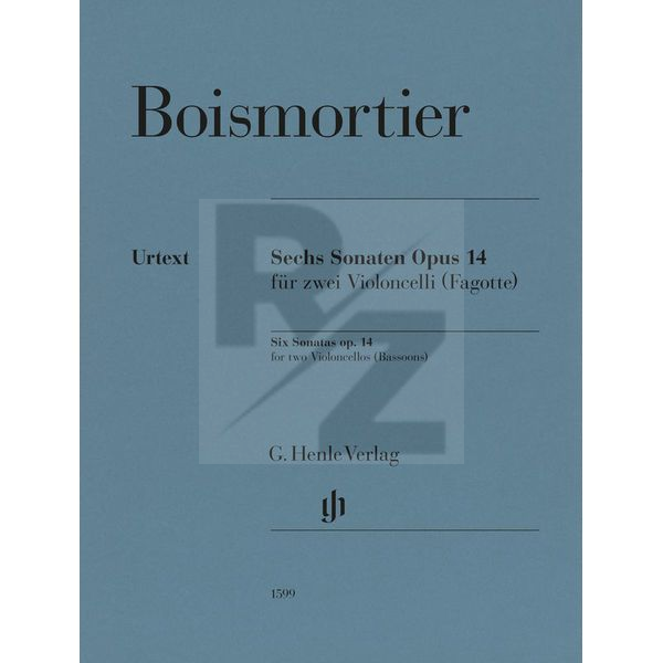 Image Henle Verlag Boismortier Sonaten 2 Celli