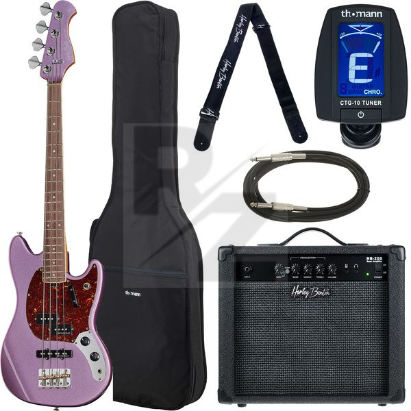 Image Harley Benton MV-4MSB Burgundy Mist Set