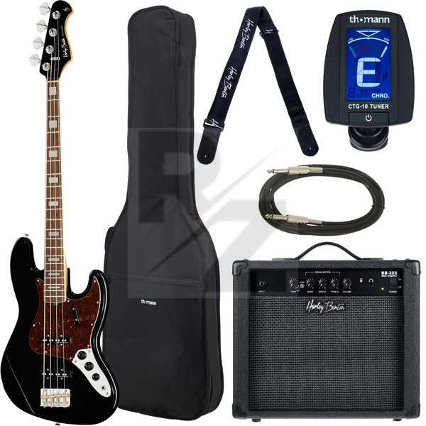 Harley Benton MV-4JB Black Set Image Harley Benton MV-4JB Black Set