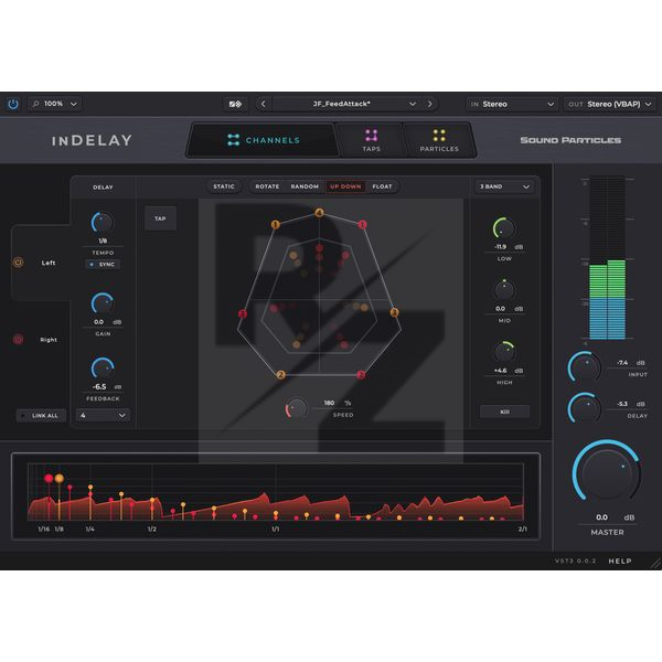 Image Sound Particles inDelay