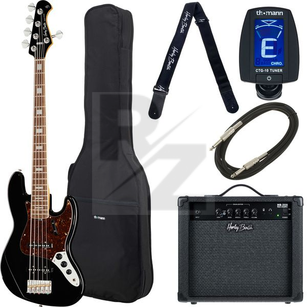 Image Harley Benton MV-5JB Black Set