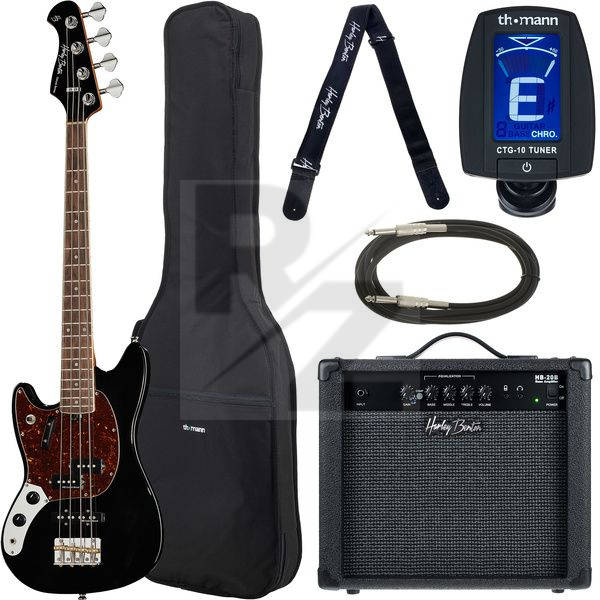 Harley Benton MV-4MSB LH Black Set Image Harley Benton MV-4MSB LH Black Set