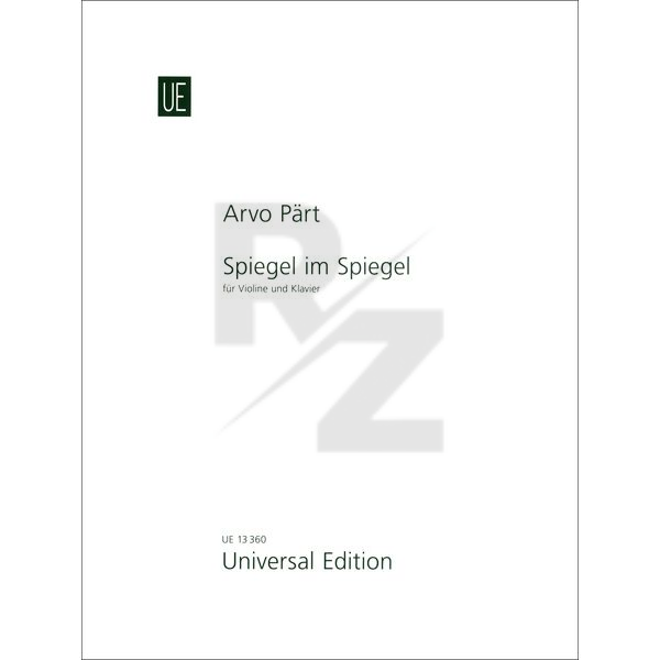 Image Universal Edition Pärt Spiegel im Spiegel Violin