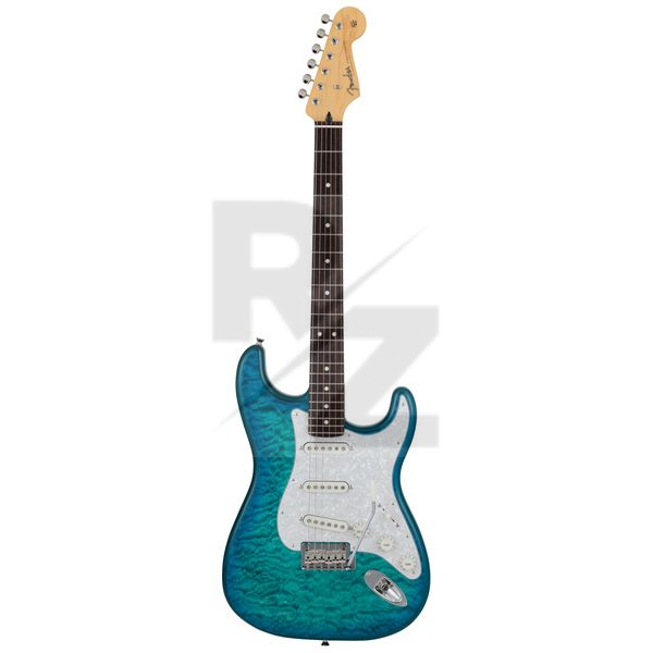 Fender Hybrid II Strat RW Quilt AQM Image Fender Hybrid II Strat RW Quilt AQM