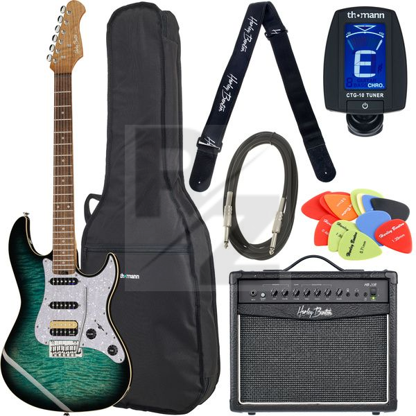 Harley Benton ST-Modern Plus HSS FBLB Set Image Harley Benton ST-Modern Plus HSS FBLB Set