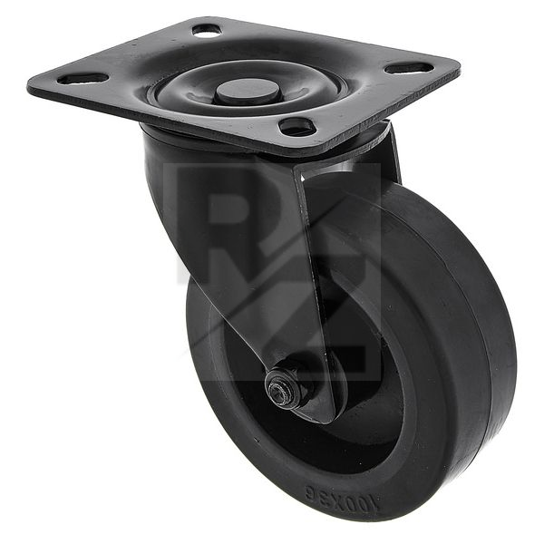 Image Roadworx Black Wheel 100mm