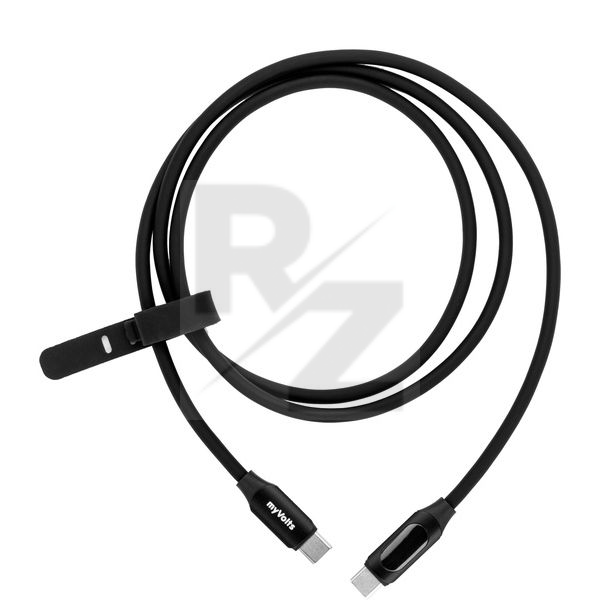 Image myVolts Step Up USB-C PD Cable Black