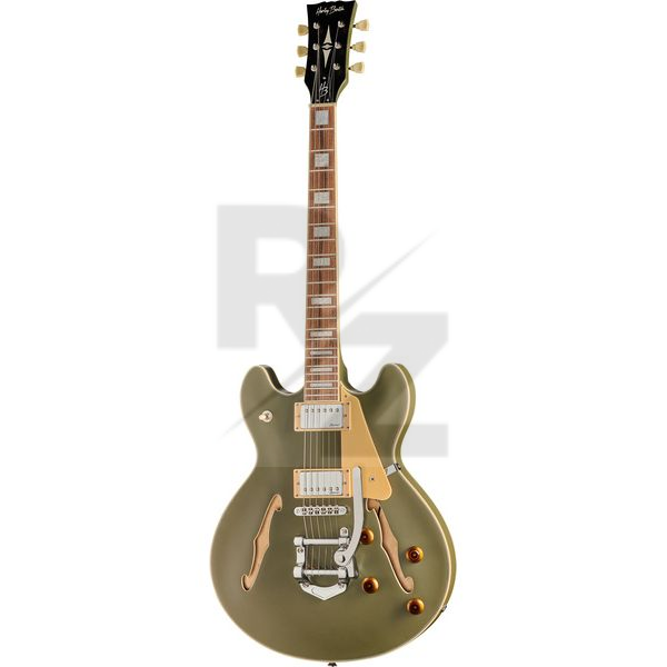 Image Harley Benton HB-35Plus Tremlo Olive Drab