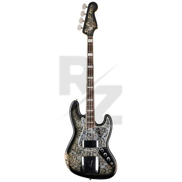 Fender LTD Jazz Bass Re Black Paisley Image Fender LTD Jazz Bass Re Black Paisley