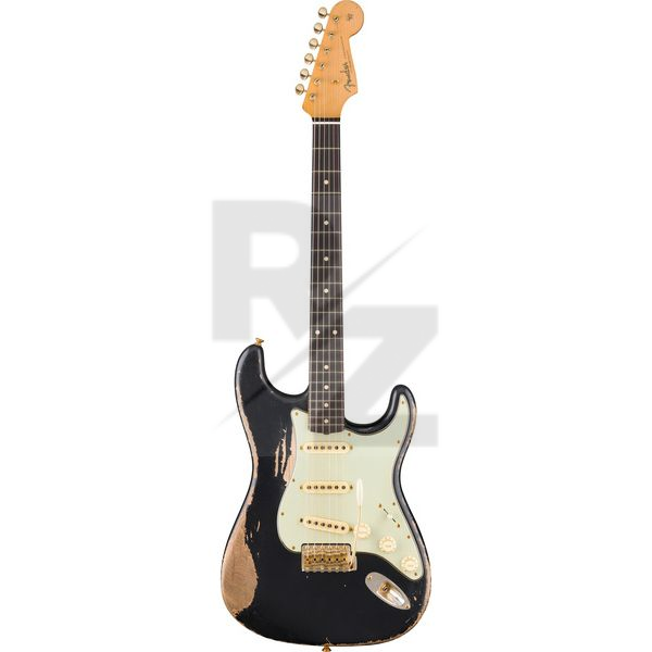 Image Fender 63 Strat Relic MBPW BK