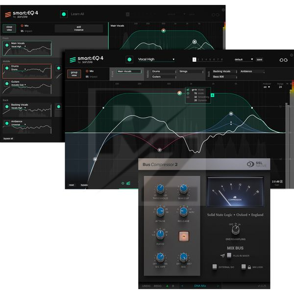 SSL Bus Comp + Sonible smart:EQ Image SSL Bus Comp + Sonible smart:EQ