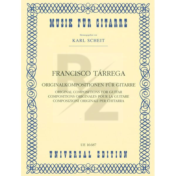 Image Universal Edition Tárrega Originalkompositionen