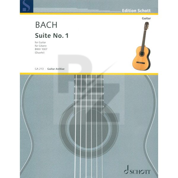 Image Schott Bach Suite Nr. 1 Gitarre