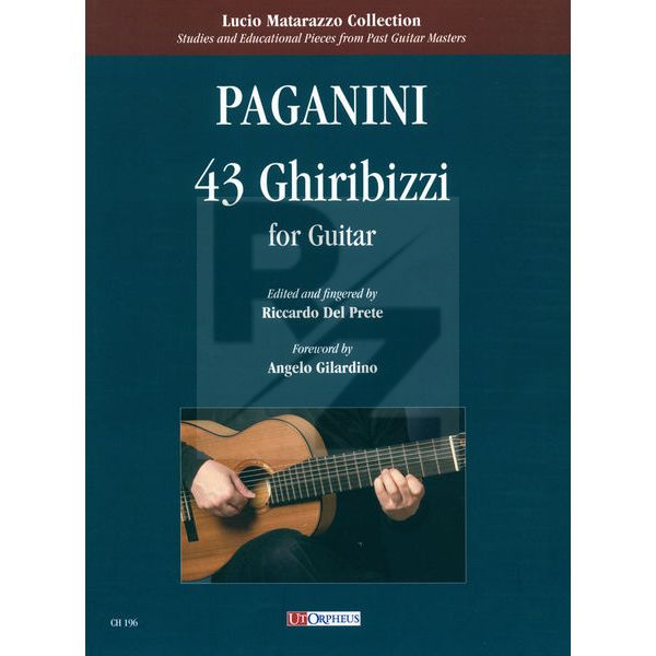 Image UT Orpheus Edizioni Paganini 43 Ghiribizzi Guitar