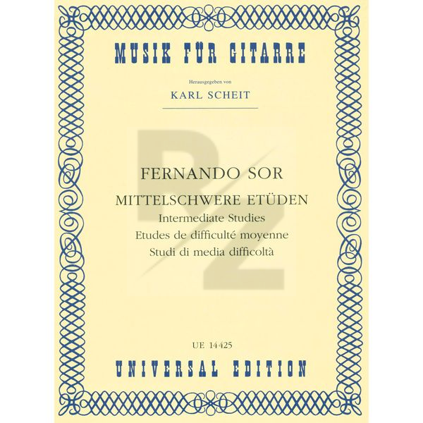 Image Universal Edition Sor Mittelschwere Etüdem