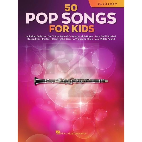 Image Hal Leonard 50 Popsongs for Kids Clarinet