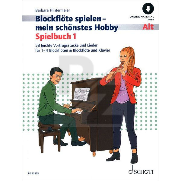 Image Schott Blockflöte Hobby Spielbuch Alt