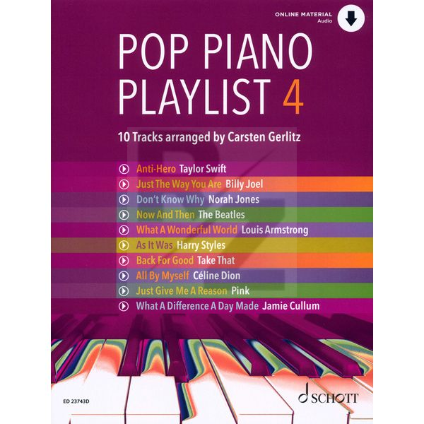 Image Schott Pop Piano Playlist 4