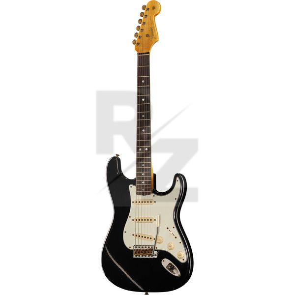 Fender 65 Strat BLK Journeyman Relic Image Fender 65 Strat BLK Journeyman Relic