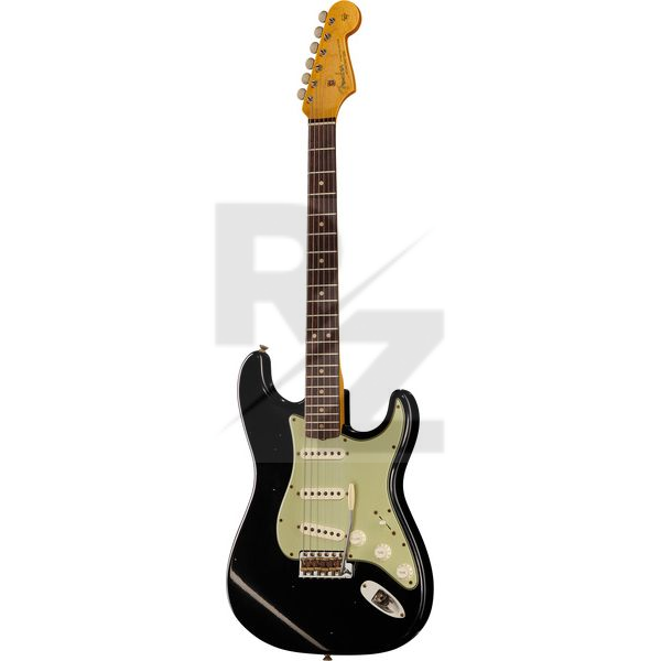 Fender 63 Strat BLK Journeyman Relic Image Fender 63 Strat BLK Journeyman Relic