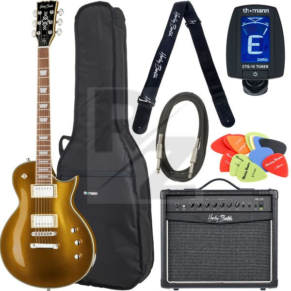 Image Harley Benton SC-Custom III Gold Top Set