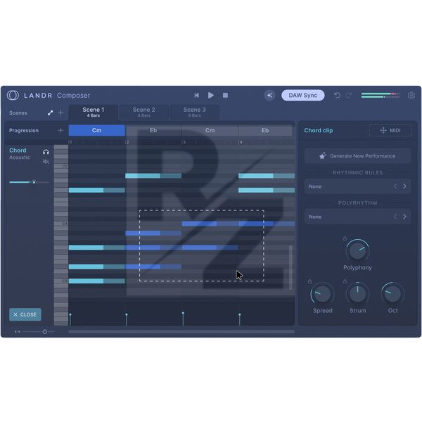 Image LANDR Composer