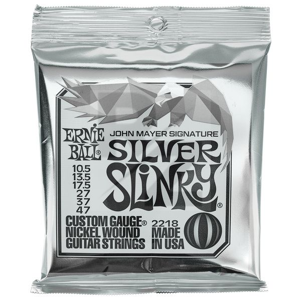 Image Ernie Ball Silver Slinky John Mayer 2218
