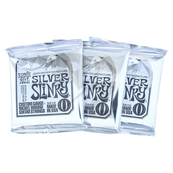 Image Ernie Ball Silver Slinky John Mayer 3 Box