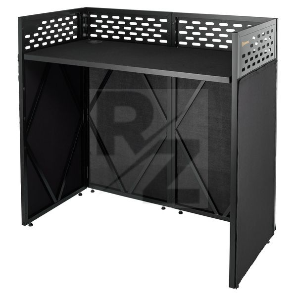 Image Roadworx DJ Table ALU Black