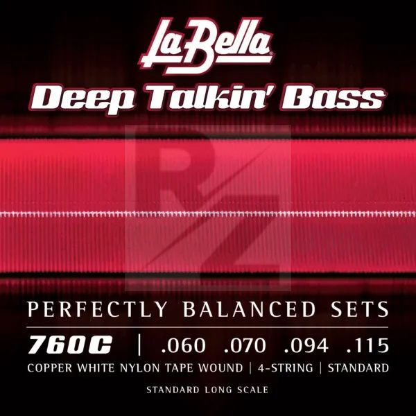 Image La Bella 760C Copper White Nylon Tape