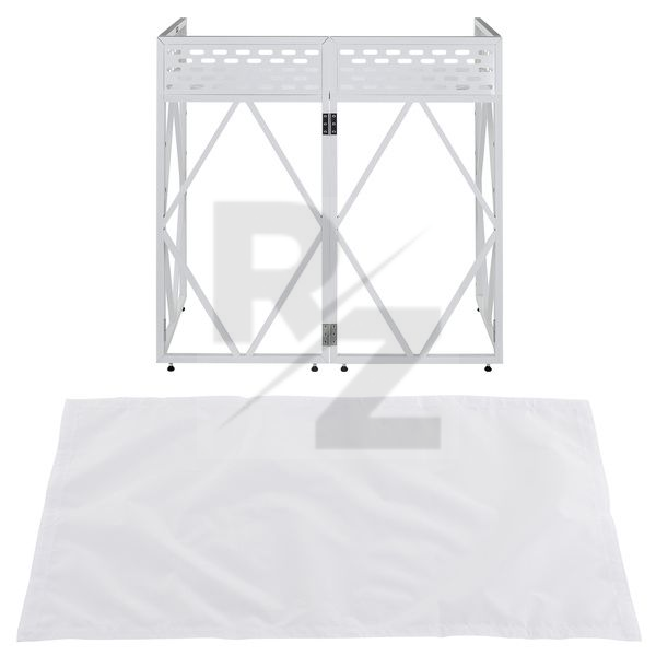 Image Roadworx DJ Table ALU White