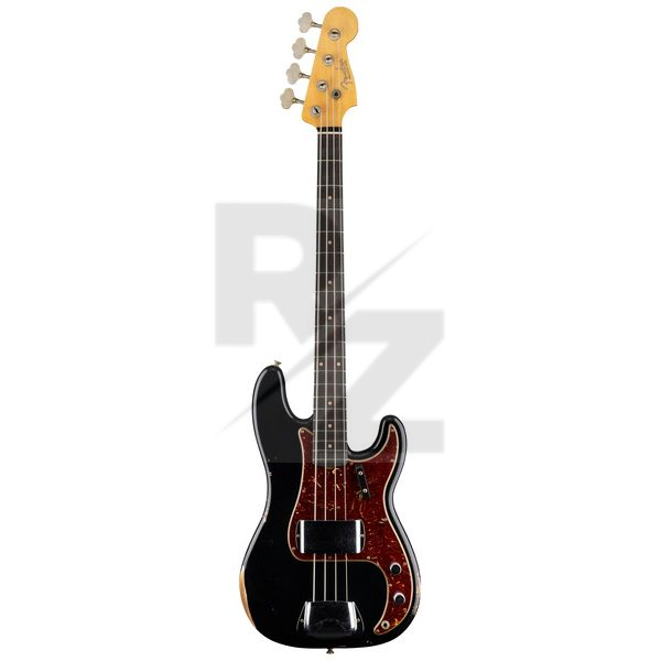 Fender 62 P Bass Relic Aged Black Image Fender 62 P Bass Relic Aged Black