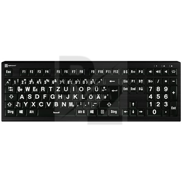 Image Logickeyboard Astra 2 Large Print PC DE