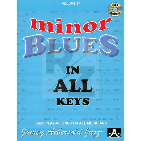 Image Jamey Aebersold Minor Blues In All Keys