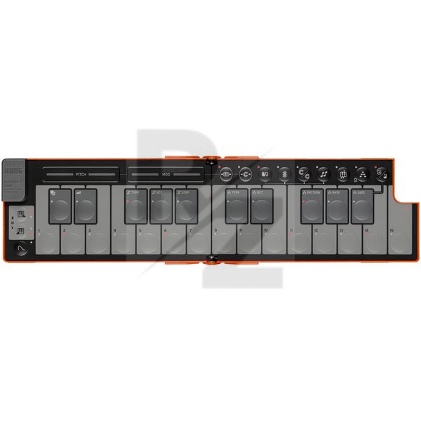 Image Korg nanoKEY Fold Lava Orange