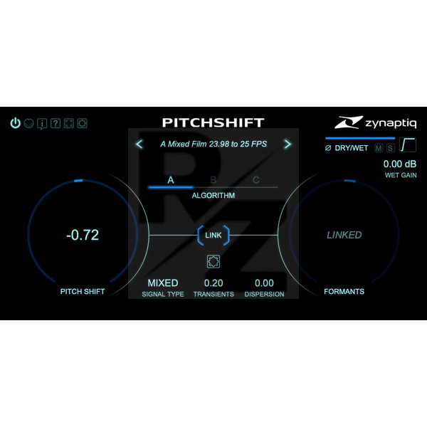Zynaptiq Pitchshift Image Zynaptiq Pitchshift