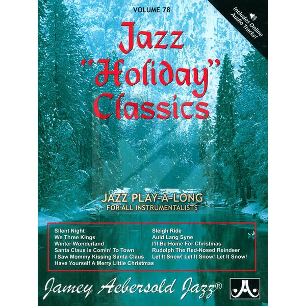 Jamey Aebersold Jazz Holiday Classics Image Jamey Aebersold Jazz Holiday Classics