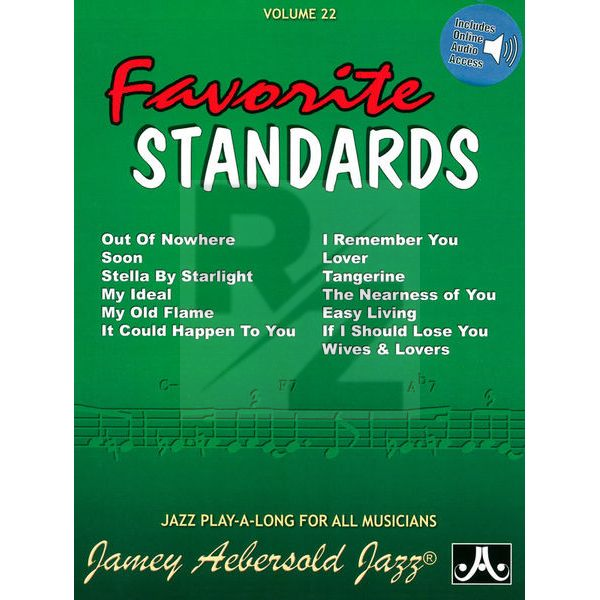 Image Jamey Aebersold Favorite Standards
