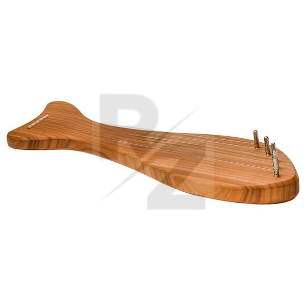 Image Choroi Dolphin Lyre Cherry Wood