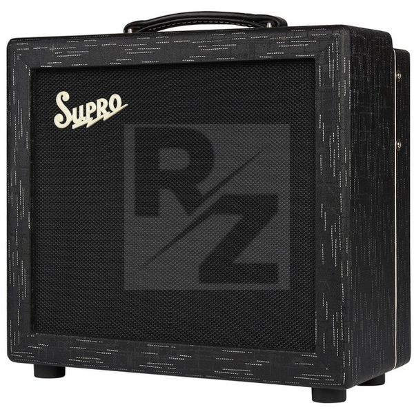 Supro Amulet 1x10 Black on Black Image Supro Amulet 1x10 Black on Black