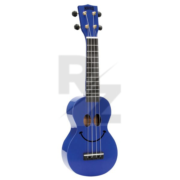 Image Mahalo Smiley Ukulele Blue