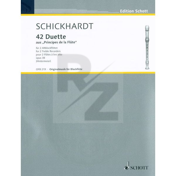 Image Schott Schickhardt 42 Duette