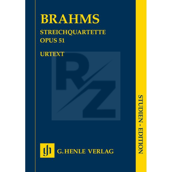Image Henle Verlag Brahms Streichquartette op. 51