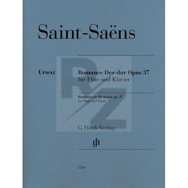 Image Henle Verlag Saint-Saëns Romance Flute
