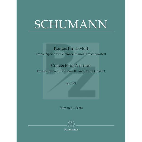Image Bärenreiter Schumann Concerto a-moll