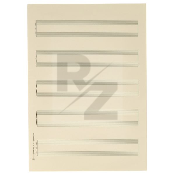 Image Star Sheet Music Paper Piano DIN A4