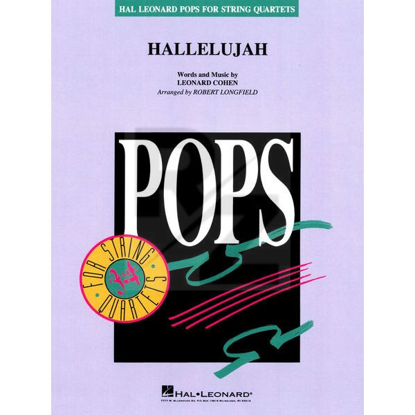 Image Hal Leonard L. Cohen Hallelujah String Qt.