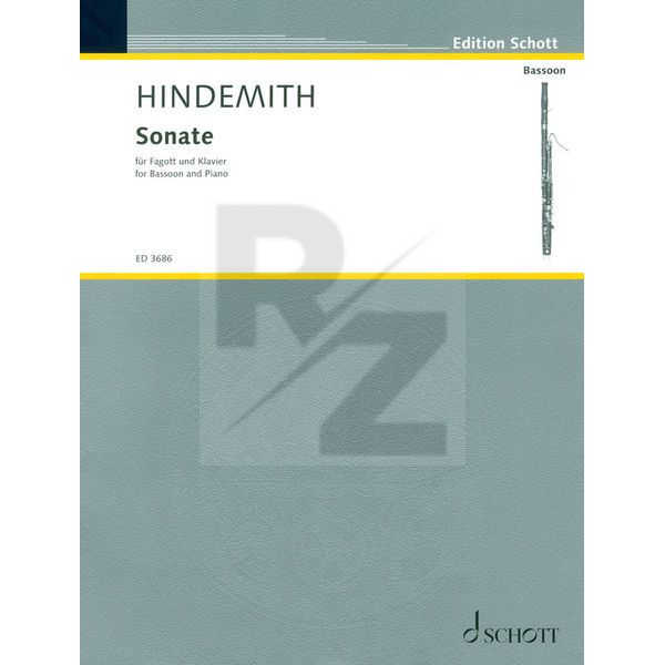 Image Schott Hindemith Sonate Fagott