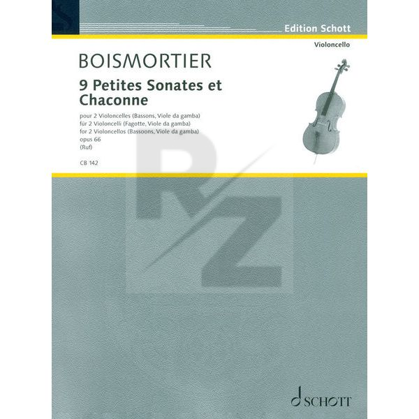 Image Schott Boismortier Sonate et Chaconne