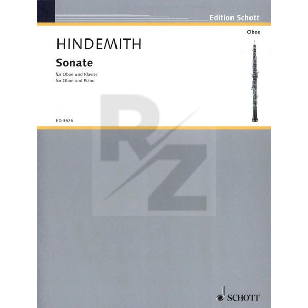 Image Schott Hindemith Sonate Oboe